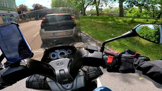 Unterwegs in Stuttgart 😎-Warum B196 und warum ein Roller - Motovlog 125ccm-