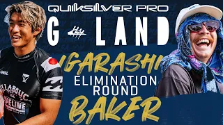 Kanoa Igarashi vs Jackson Baker | Quiksilver Pro G-Land - Elimination Round Heat Replay