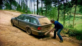 Top Gear - Jeremy Clarkson - Brake fail and window broken - BMW