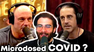 Aaron Rodgers Microdosed COVID !!! | HasanAbi Reacts to JRE