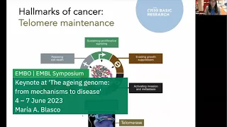 EMBL Keynote Lecture: Telomere-originated genomic instability at the origin of cancer and aging