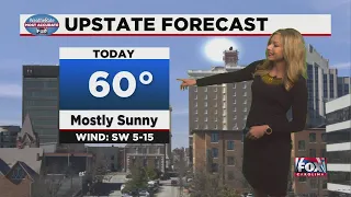 Mild temps with a mostly sunny sky