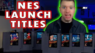 NES Nintendo LAUNCH TITLES 1985 ALL 17 Games - History & Review - The Irate Gamer