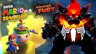 ВЕНОМ Боузер и Марио в СУПЕР САЯНЕ Super Mario 3D World Bowser's Fury ОБЗОР