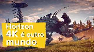 Horizon: Zero Dawn fica ainda mais espantoso a 4K! - PS4 Pro Gameplay