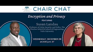 Chair Chat: Professor Susan Landau