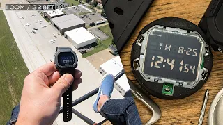 Dropping G-Shocks From A Helicopter - How Much Shock Can They Take? (Tested From 10 to 100 Meters)