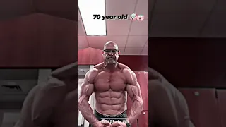 Respect 70 year old bodybuilder 🤯🥵#gym #viral #fitness #tiktok #transformation #shorts