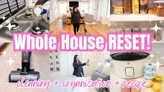 Whole House Reset Get It All Done Cleaning! Cleaning Motivation + Pantry Organization + Laundry!