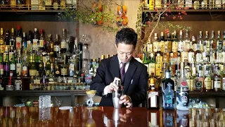 Cocktail making movie【　ＷＨＩＴＥ　ＬＡＤＹ　】ホワイトレディー！　Japanese style☆