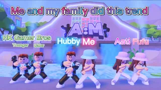 ME And MY FAMILY ✨😍🏡🥰✨Did This Trend! Roblox Trend 2021 || My Gaming Town ♥ #Roblox #Trend #Memes