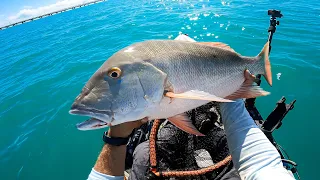 Florida Keys Bridge Fishing | Jigging Up Plus Size Snapper! (Multiple PB)