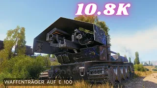 Waffenträger auf E 100 - 10.8K Damage & WT auf E 100 - 11.7K Damage  World of Tanks   #wot