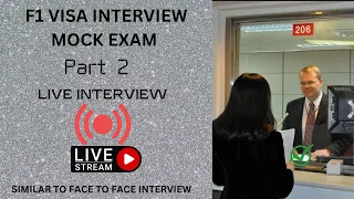 Ace Your F1 Visa Interview - Live Mock Exam with Expert Tips!