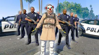 WAGING WAR AGAINST A MODDER AND HIS ARMY OF COPS! *NOT FAIR!* | GTA 5 THUG LIFE #282