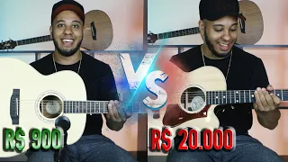 Violão de R$ 900 vs R$ 20.000,00