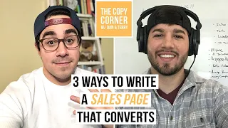 The Copy Corner: 3 Tips to Improve Your Sales Page Copy