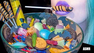 ASMR: LOLLIPOP, OREO, FLYING SAUCERS, SOUR, SPICY | Halloween Candy Bowl 🎃 ~ [No Talking|V] 😻