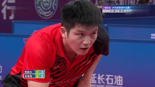 樊振东 Fan Zhendong VS 梁靖崑 Liang Jingkun，Chiese Table Tennis Full Match，2021全运会乒乓球男团半决赛：广东VS河北 第四场