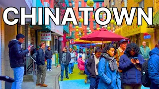 4K | 🌸NEW YORK CITY Walking Tour - 🌸Spring Walk Chinatown Lower Manhattan