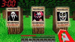 PROCURAMOS O PÂNICO, PALHAÇOS DO ESPAÇO SIDERAL E A FREIRA ÁS 3:00 PARA FAZER VINGANÇA NO MINECRAFT