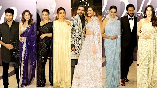 Big Fat Star Studded Manish Malhotra Mijwan Fashion Show 2022-Deepika, Ranveer, Vidya, Nora, Raveena