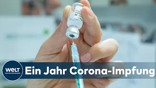 CORONA-ERSTIMPFUNGEN STAGNIEREN: Vor einem Jahr ließ sich die erste Deutsche gegen Covid impfen