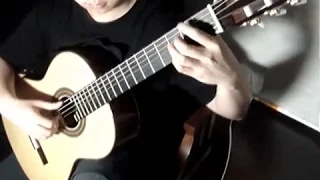 Kiki's Delivery Service 魔女の宅急便: 海の見える街 on solo guitar by Da Vynci