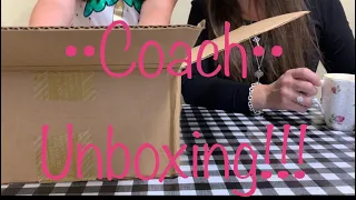 Coach Unboxing!