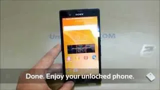 How To Unlock Sony Xperia Z3, Z3 Compact, Z3 Tablet Compact and Z3 Dual by Unlock Code.