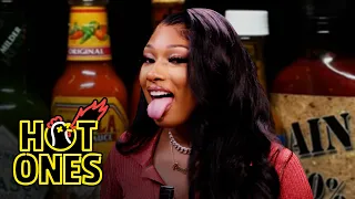 Megan Thee Stallion Turns Into Hot Girl Meg While Eating Spicy Wings | Hot Ones