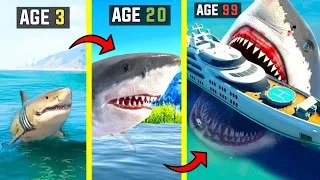 SHINCHAN Surviving 99 YEARS As MEGALODON in GTA 5 (GTA 5 Mods)