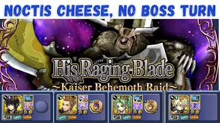 DFFOO GL His Raging Blade Lufenia, no synergy, no delays, no boss turn. Featuring.. Noctis Cheese!