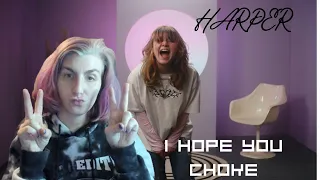 Reaction: Harper - I Hope You Choke (Official Music Video)