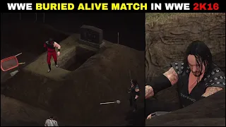 WWE Buried Alive Match WWE 2K16 | WWE 2K16 Buried Alive Match In 2k Showcase 2021 ||