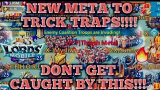 Lords mobile: BE CAREFUL TRAPS!! RALLY TRAP CAUGHT IN FURY!! HERE COMES MIXED!!! BURN? 🔥