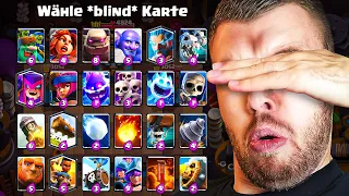 😱😵*BLIND* KARTEN WÄHLEN im MEGA AUSWAHL Modus... (Sensation?!) | Clash Royale Deutsch