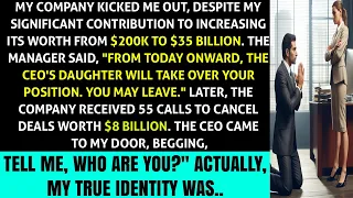 "My Company Replaced Me with the CEO's Daughter—The Next Day, They Lost 55 Clients..."