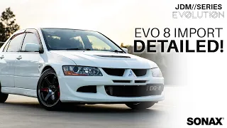 Transformation of 18 Year Old JDM Legend! | Mitsubishi Evo 8 Detail!