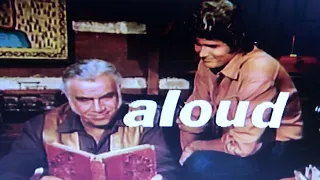 Michael Landon & Lorne Greene Read Aloud - The Electric Company (1973)