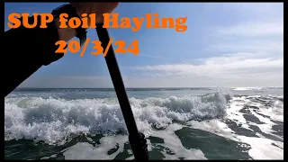 SUP foil Hayling 20/3/24