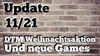 Update | 11/21 | DTM Weihnachtsaktion 2021 und neue GAMES