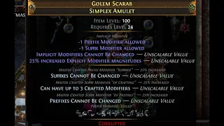 [POE 3.22] TRUELY ONE OF THE AMULETS OF ALL TIME