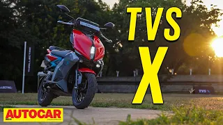 TVS X review - Is the electric scooter worth the price? | First Ride | Autocar India