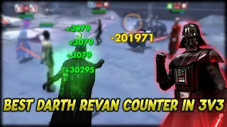 EASIEST Darth Revan Counter in 3v3! Best Way To Mod Malak | Star Wars: Galaxy of Heroes