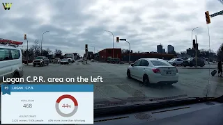 Driving through 6 out of 10 Most Dangerous Hoods in Winnipeg Manitoba | Criminal Winnipeg