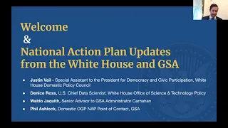 11/30/21 - Public Meeting for the US Open Government National Action Plan