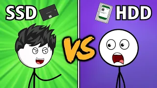 HDD Gamers VS SSD Gamers (ft. AyusAnimation)