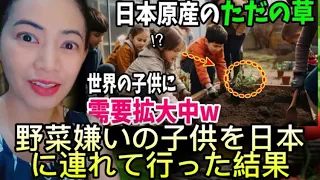 イギリス人「日本の草に出会って子供が変わってしまった…」野菜嫌いの子供を日本に連れて行った結果 #japanesefood #japantravel #海外の反応 #reaction