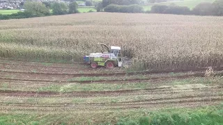 on the farm maize harvest stuck in mud 2017